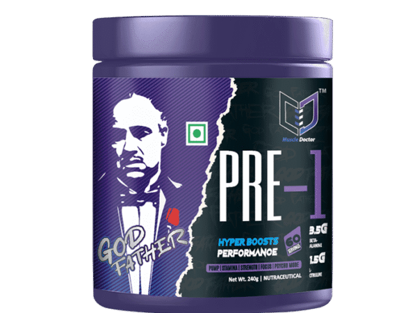 Muscle Doctor God Father Pre-Workout – Explosive Energy & Pump 40 Servings