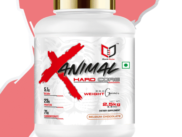 Muscle Doctor X Animal Hard Core Gainer – High-Calorie Weight Gain Formula1 kg | Premium Mass Gainer