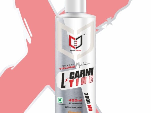 Muscle Doctor L-Carnitine Liquid – Fat Metabolism & Energy Support3000mg | 30 Servings | Liquid Formula
