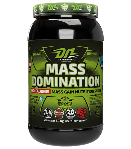 Domin8r Mass Domination Mass Gain Nutrition Sheke,With Gainer, TESTO Boost ,HGH Boost,CGT Bcaa Complex